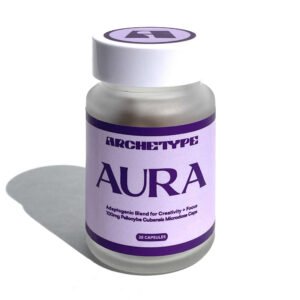 ARCHETYPE AURA Microdose Pilzkapseln (Flasche mit 25 Stück)