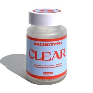 ARCHETYPE CLEAR Microdose Capsules de Champignons (Flacon de 50)