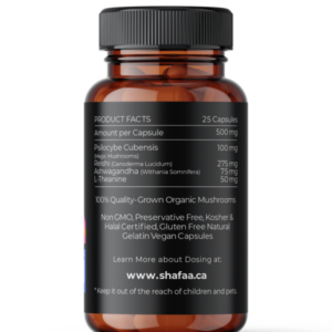 Shafaa Evolve Magic Mushroom Microdosing Balance Blend Capsules