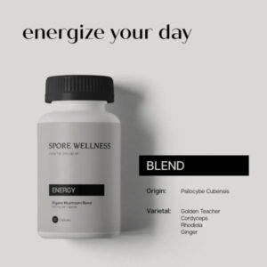 Spore Wellness (Energy) Mikrodosering svampkapslar