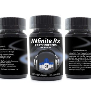 INfinite Rx Party Poppers Macrodosing Mushrooms Capsules